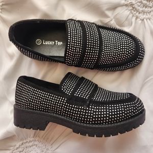 Bling loafers size 12